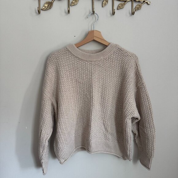 Universal Thread Beige Knit Sweater - Size XL - Picture 1 of 3